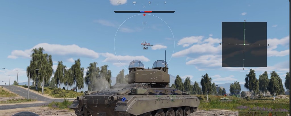 War Thunder aimbot hit overlay in Ground RB
